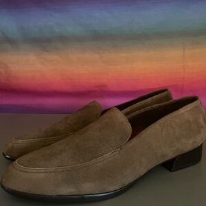 Munro Harrison Brown Suede Moc Loafers Size 9.5 Narrow Made in USA